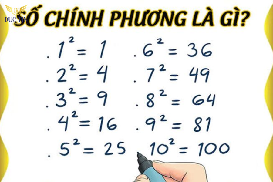 Quy tắc của số chính phương là gì?